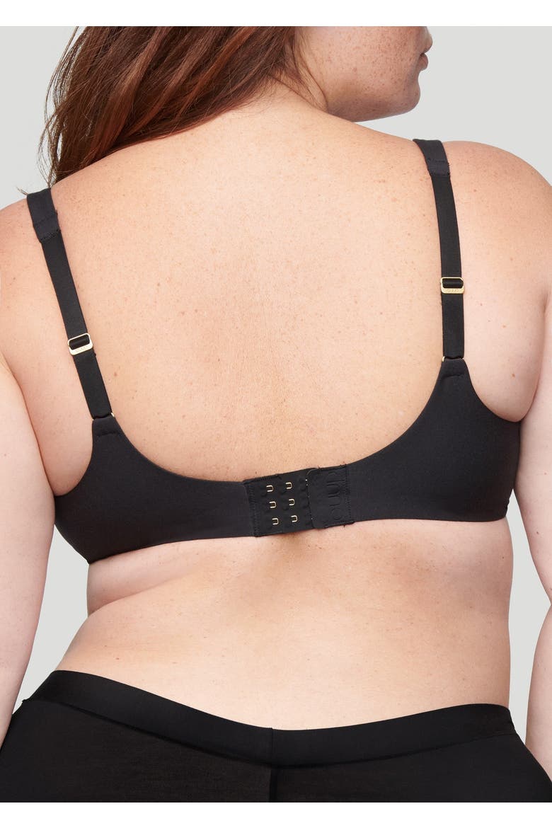 The Scoop Bra, Alternate, color, BLACK