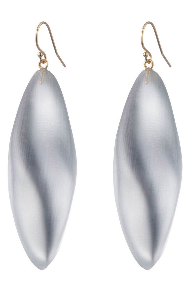 Alexis Bittar Long Leaf Earrings, Main, color, 