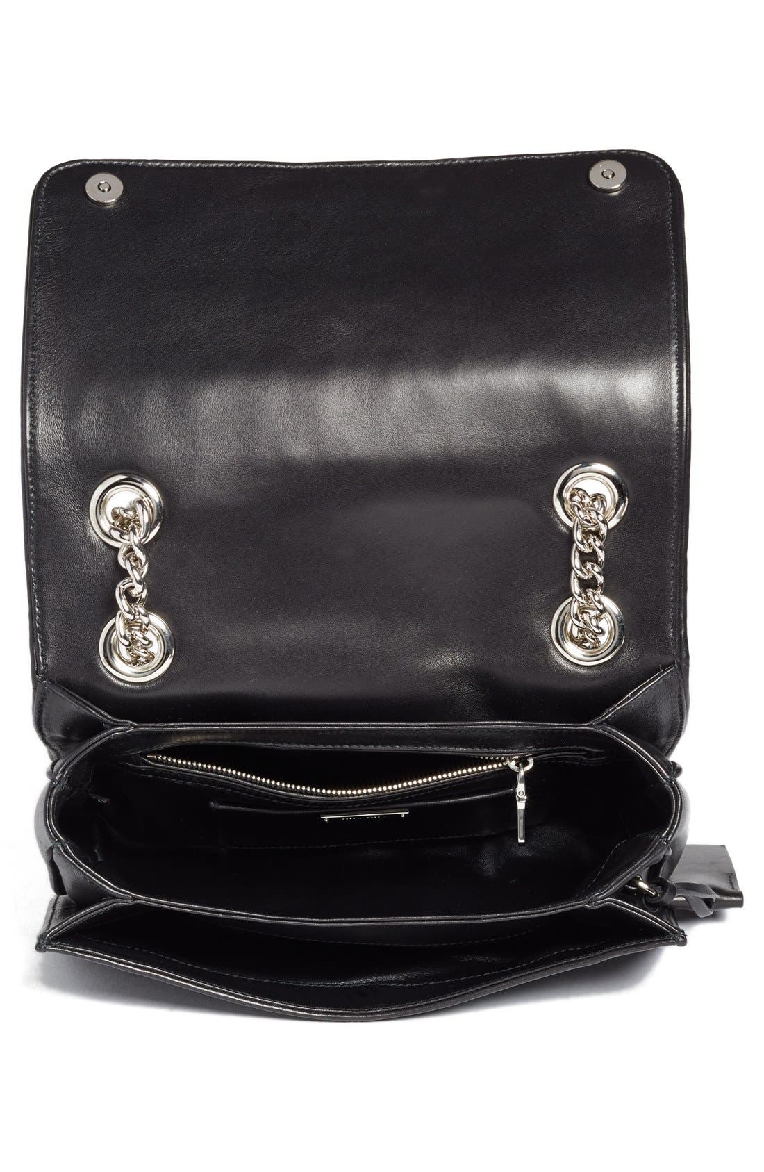 Miu Miu 'Club' Matelassé Leather Shoulder Bag, Alternate, color, 