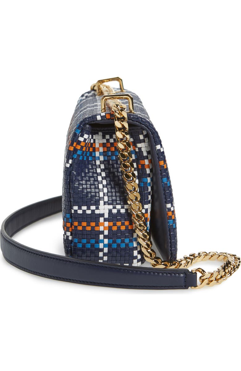 Burberry Small Lola Latticed Leather Bag, Alternate, color,