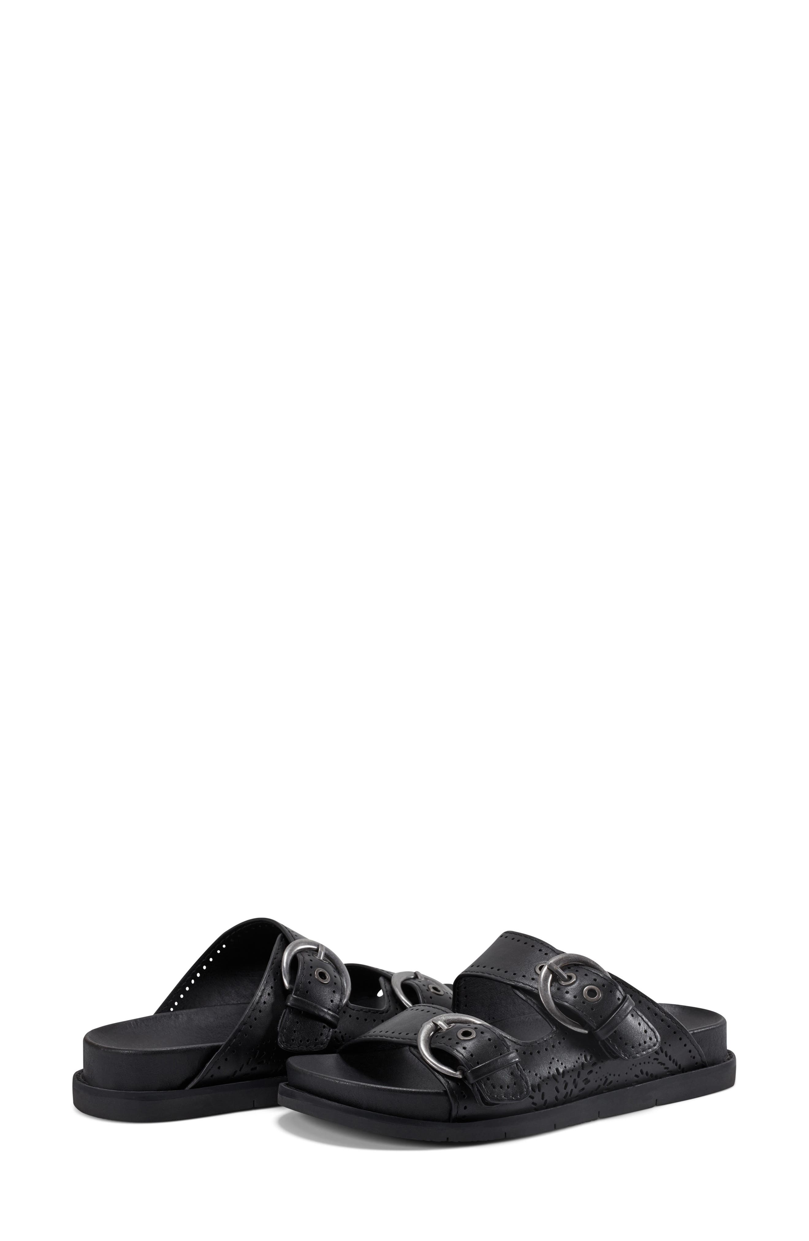 Earth<sup>®</sup> Francii Slide Sandal, Alternate, color, Black