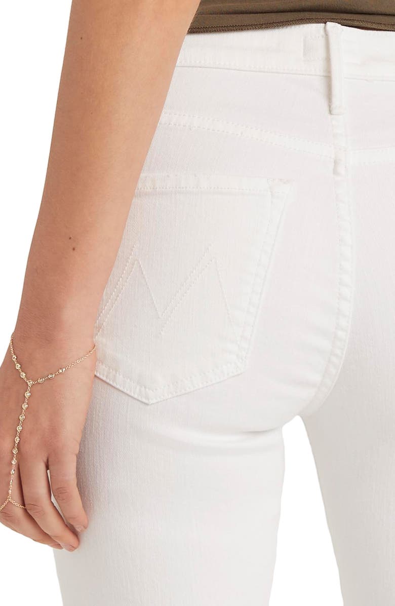 MOTHER The Dazzler High Waist Ankle Slim Straight Leg Jeans, Alternate, color, 