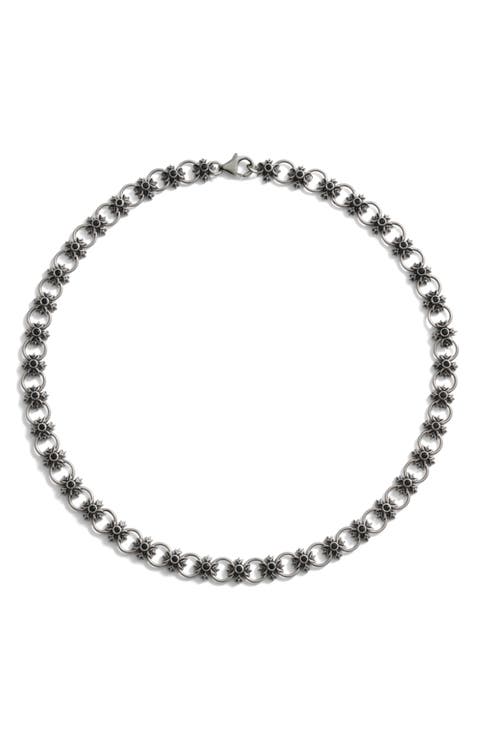 Triple Moon Crest Necklace