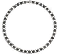 Awe Inspired Triple Moon Crest Necklace