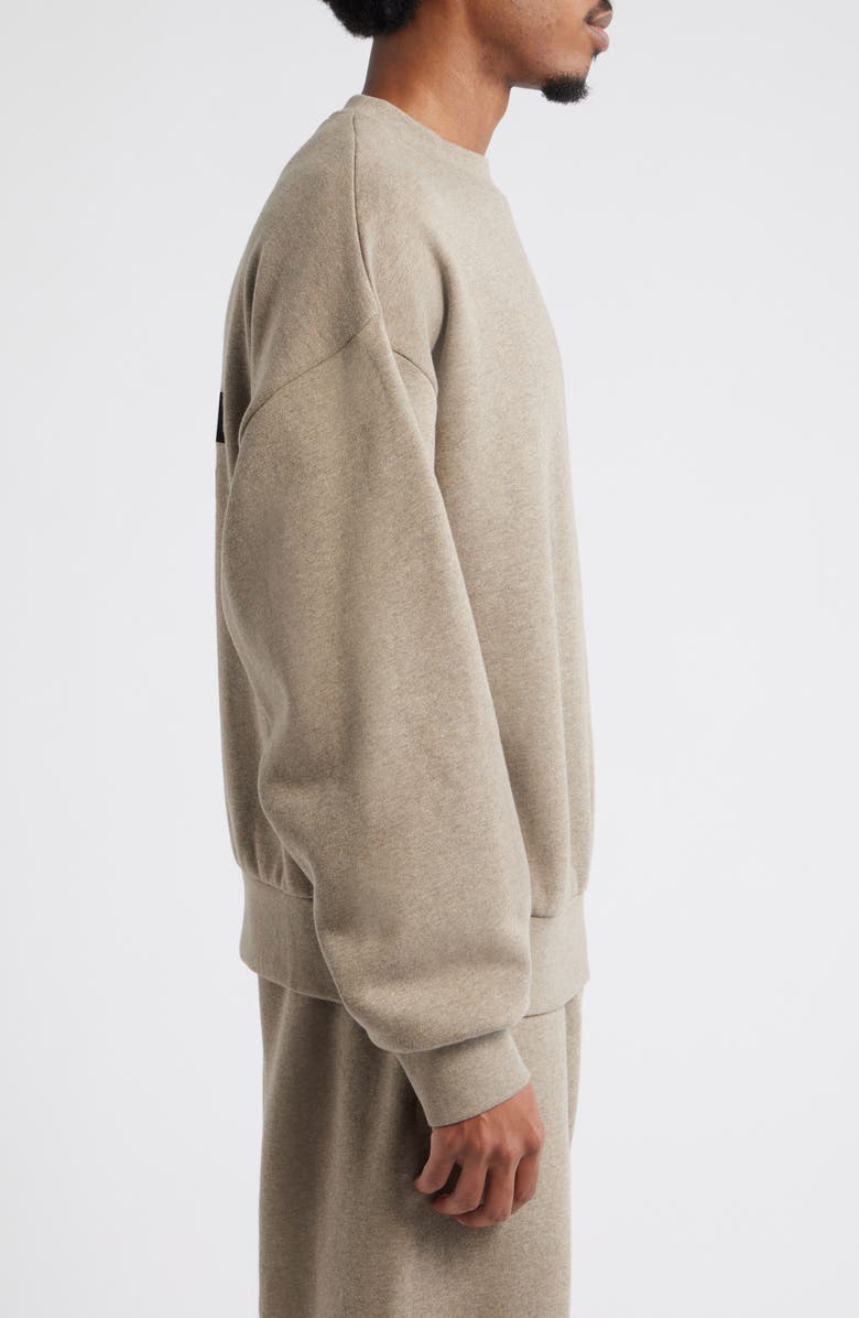 Fear of God Essentials Classic Crewneck Sweatshirt, Alternate, color, Homestead Heather