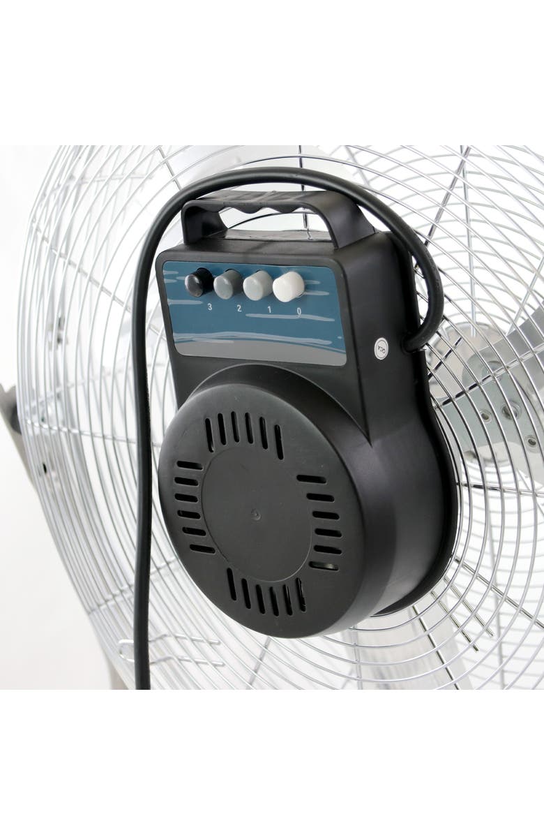 Impress 18 inch High Velocity Metal Fan, Alternate, color, Chrome