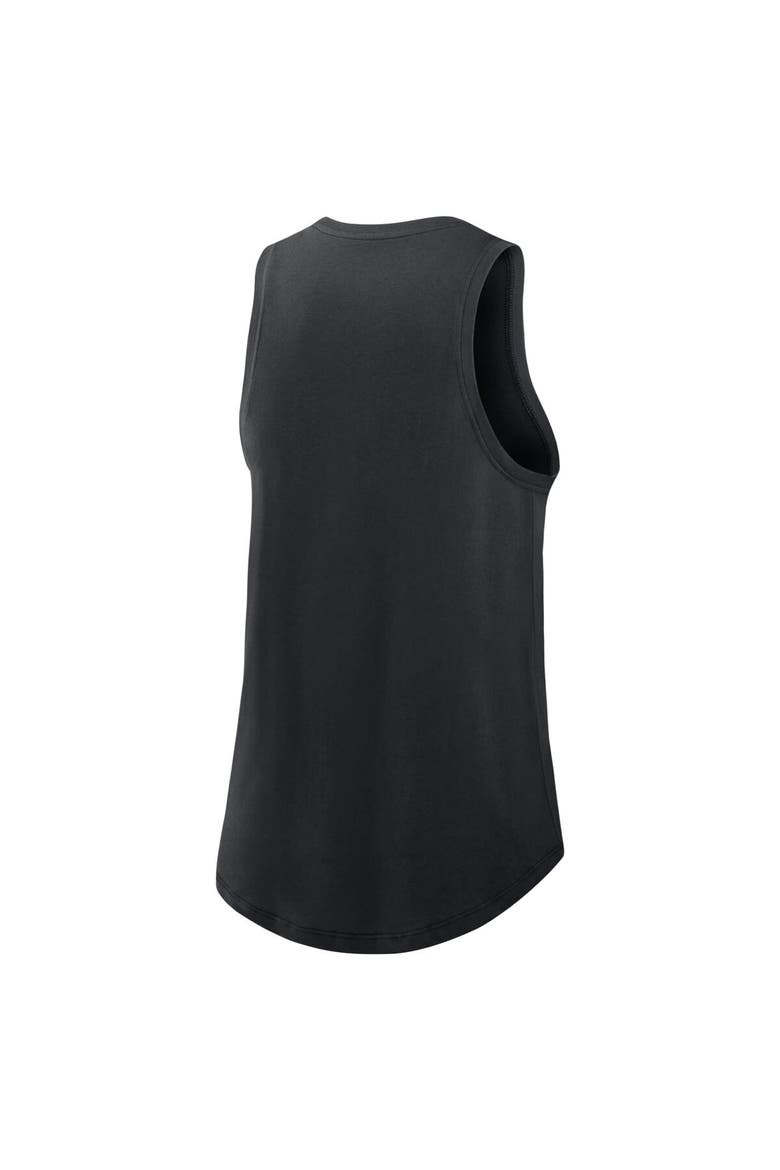 Women's Nike Black Chicago White Sox Legacy Icon High Neck Fashion Tank Top, Alternate, color, Black