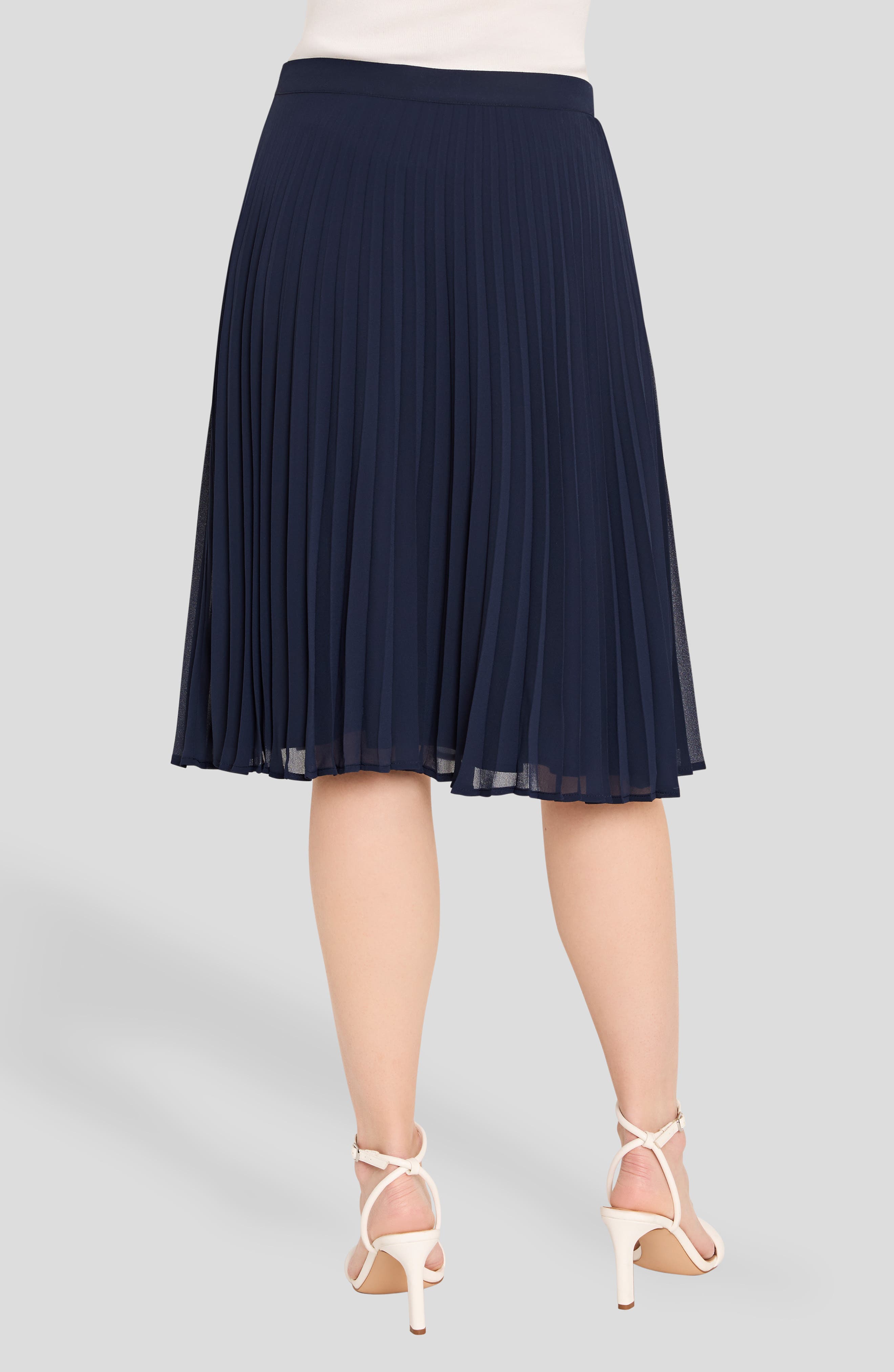 Pleated Chiffon Skirt - image 4