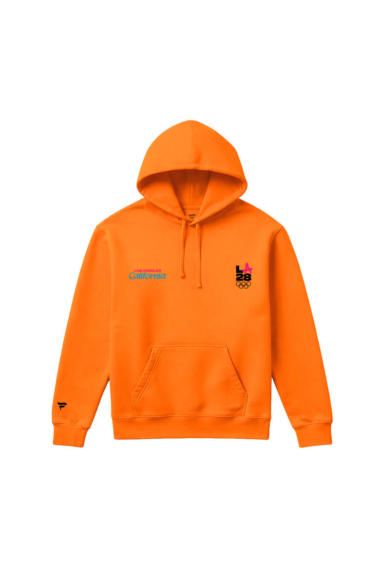 Men's Fanatics Orange LA28 Superbloom Collection Hoodie, Alternate, color, Orange
