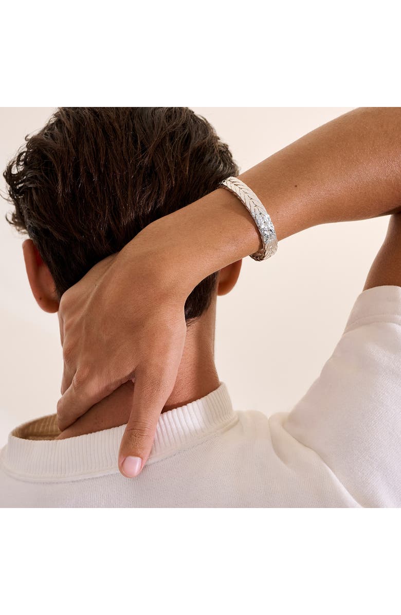 John Hardy Hammered Chain Bracelet, Alternate, color, Silver