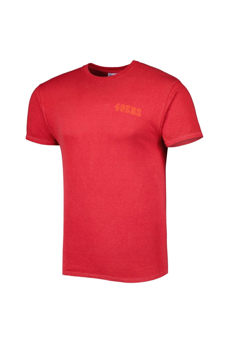 Men's '47 Scarlet San Francisco 49ers Fast Track Tonal Highlight T-Shirt, Alternate, color, Scarlet