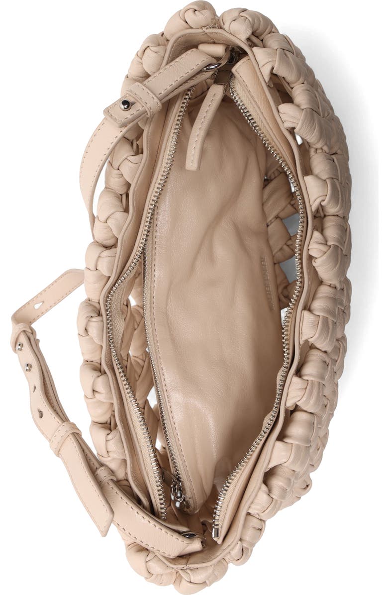 Walter Baker Ash Leather Convertible Clutch, Alternate, color, Oyster