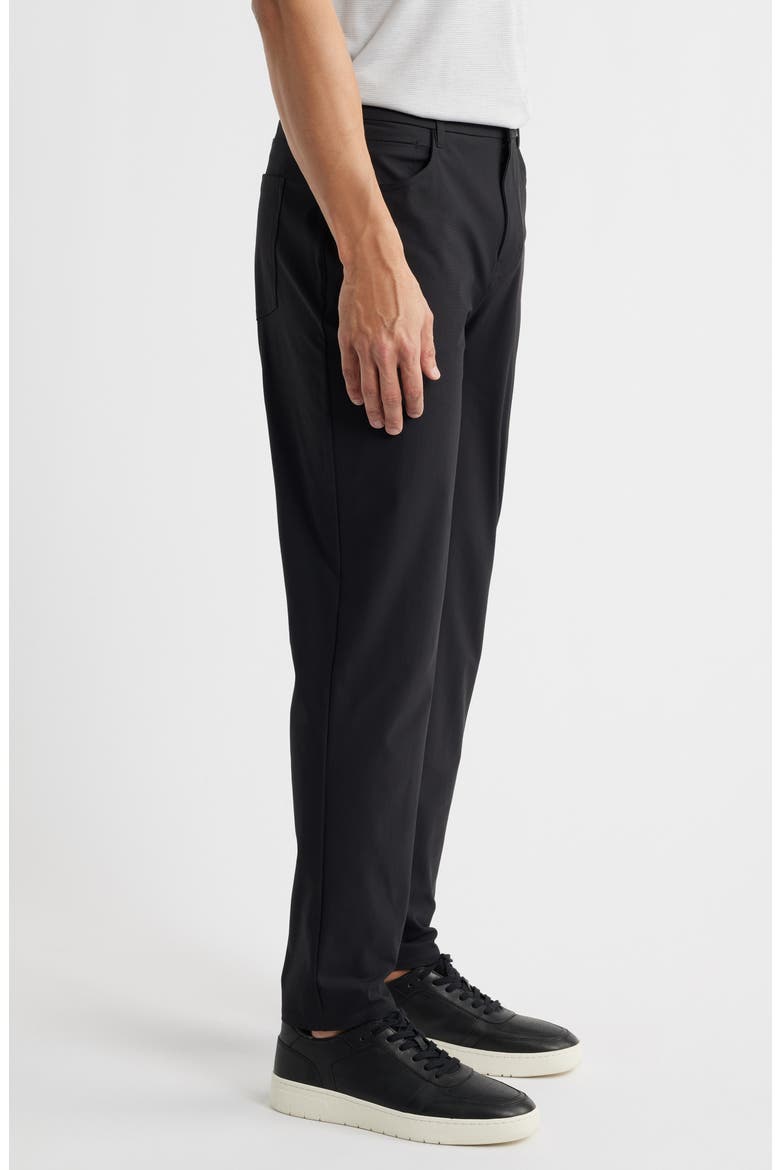 Driver Slim Fit Five Pocket Pants, Alternate, color, BLACK CAVIAR