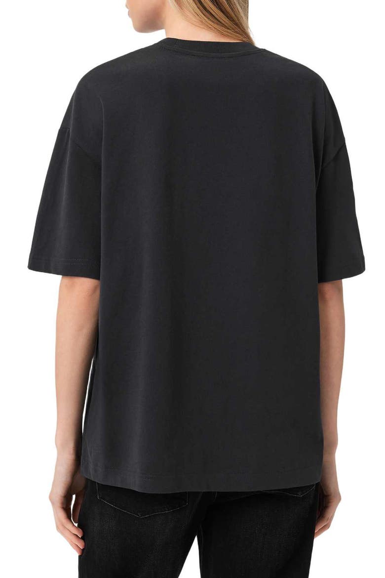 Troppo Etta Logo Graphic T-Shirt, Alternate, color, WASHED BLACK