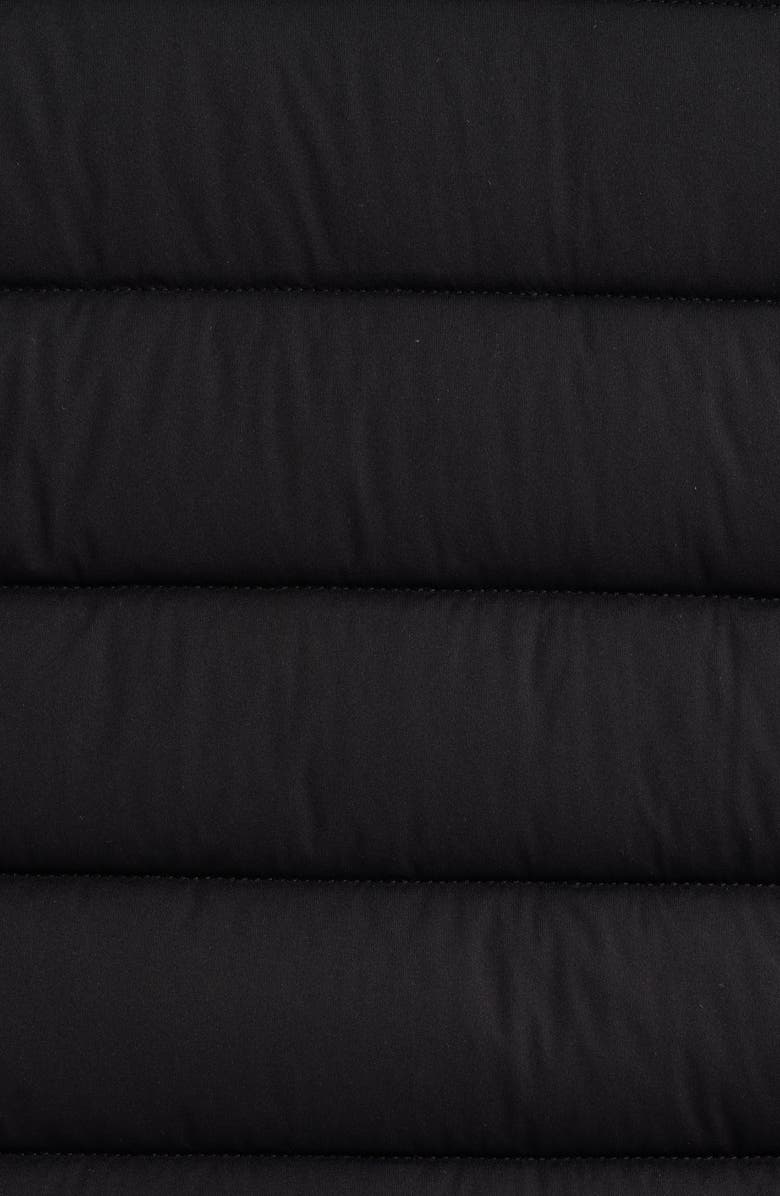 Save The Duck Ari Water Resistant Quilted Puffer Jacket, Alternate, color, Black