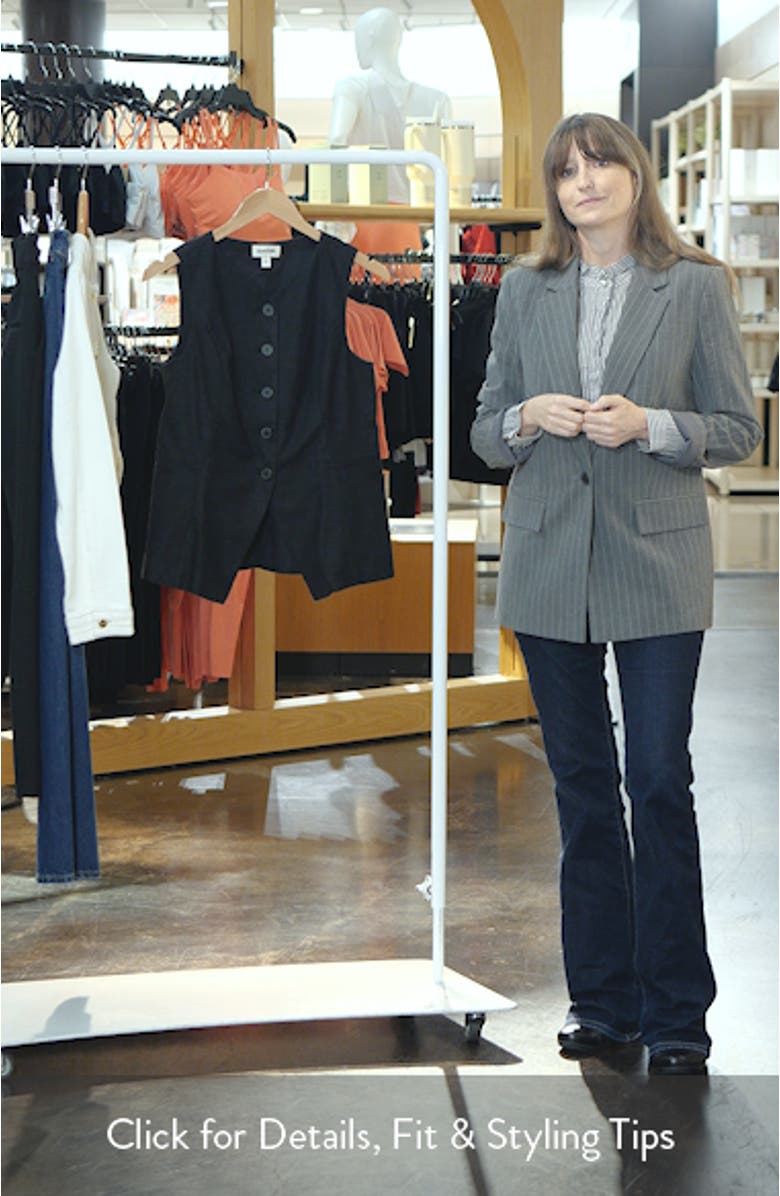 Linen Blend Vest, sales video thumbnail