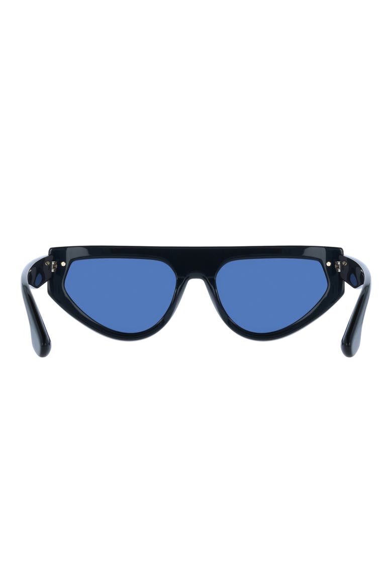 56mm Tea Cup Sunglasses, Alternate, color, METALLIC MIDNIGHT BLUE