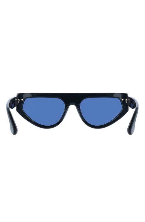 Victoria Beckham 56mm Tea Cup Sunglasses In Blue