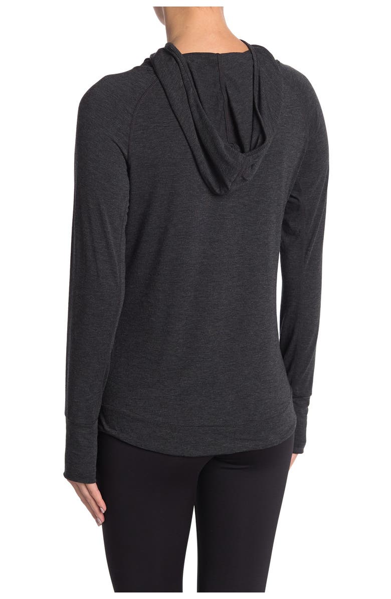 90 DEGREE BY REFLEX Breezy Long Sleeve Hoodie, Alternate, color, 