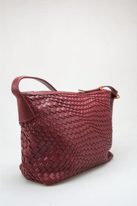 Kira Woven Shoulder Bag