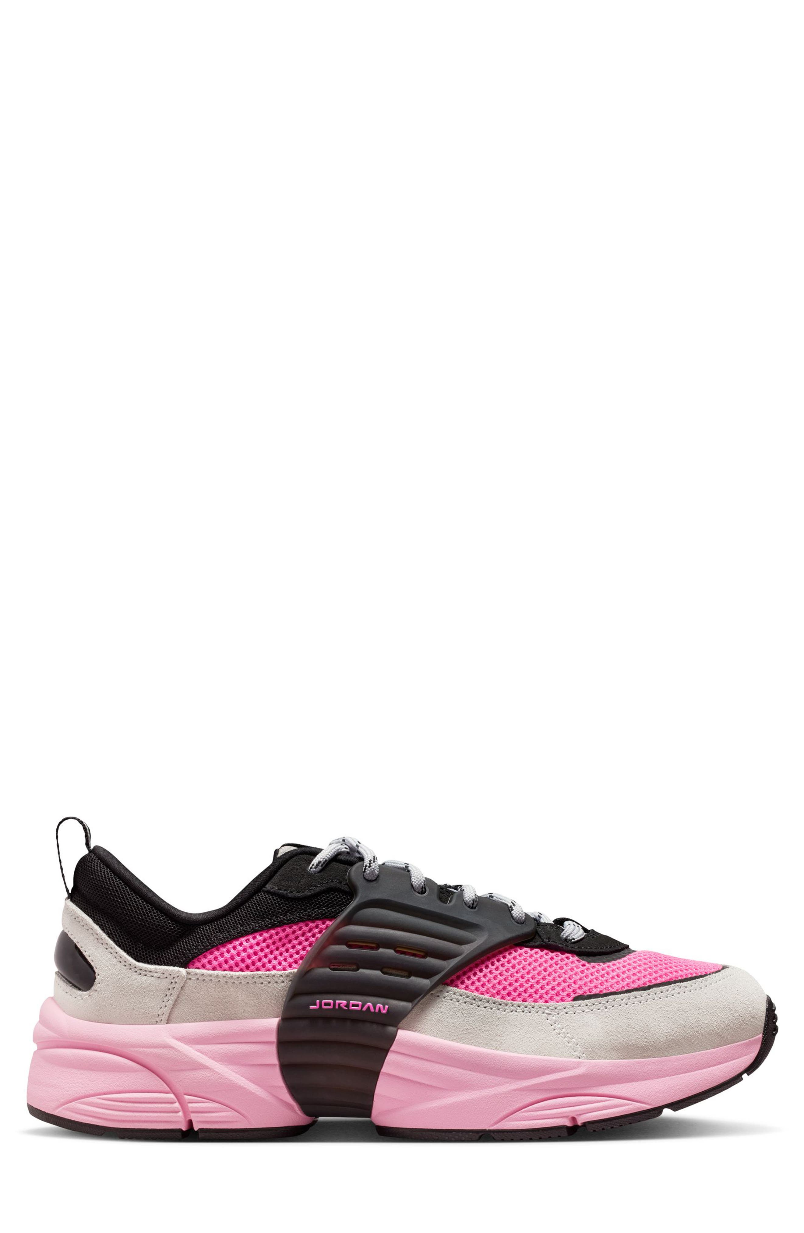 Jordan Trunner O/S Sneaker, Alternate, color, Grey/ Pink Blast/ Grey/ Black
