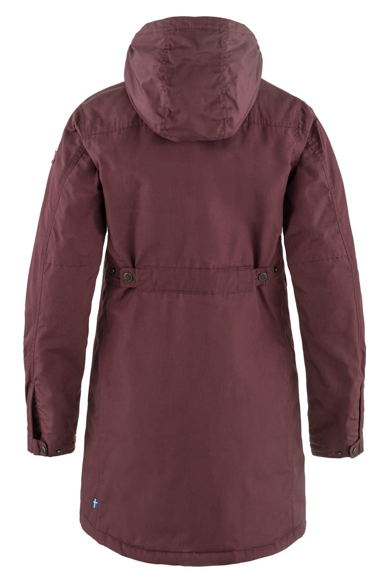 Kiruna Water Resistant Parka, Alternate, color, PORT