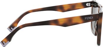 'Fendi Way Flat Top Sunglasses