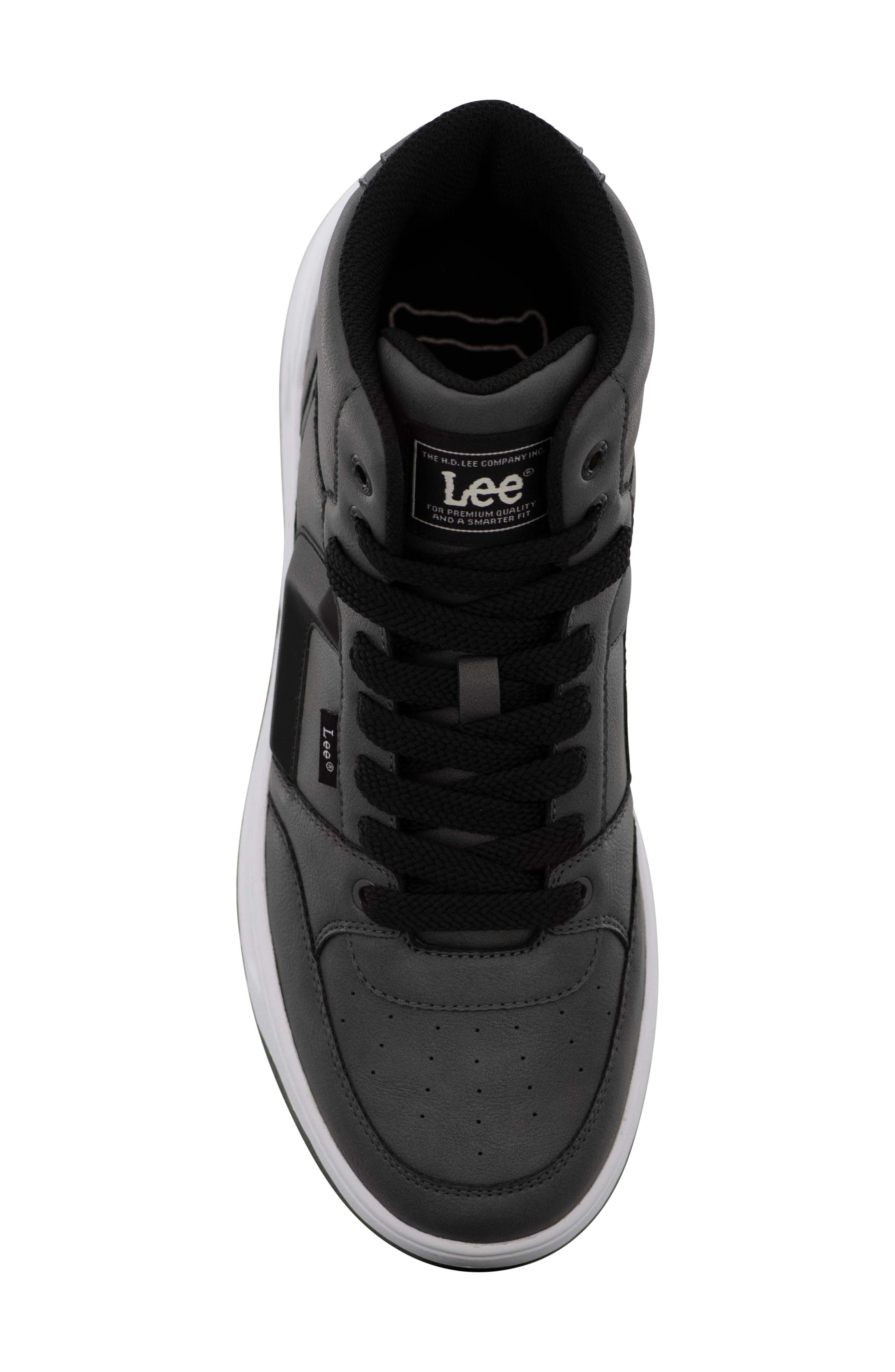 Prescot Mid Top Sneaker, Alternate, color, CHARCOAL/ BLACK