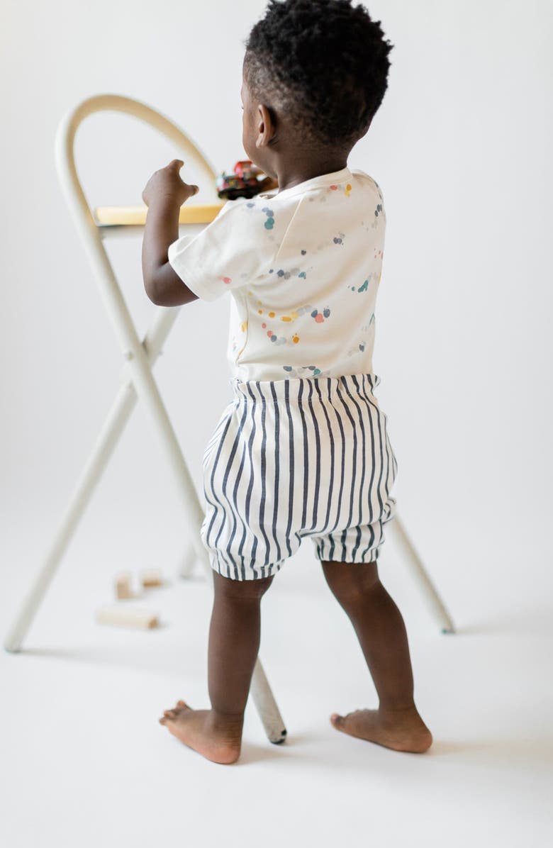 Pehr Stripes Away Bubble Shorts, Alternate, color, Stripes Away Ink Blue