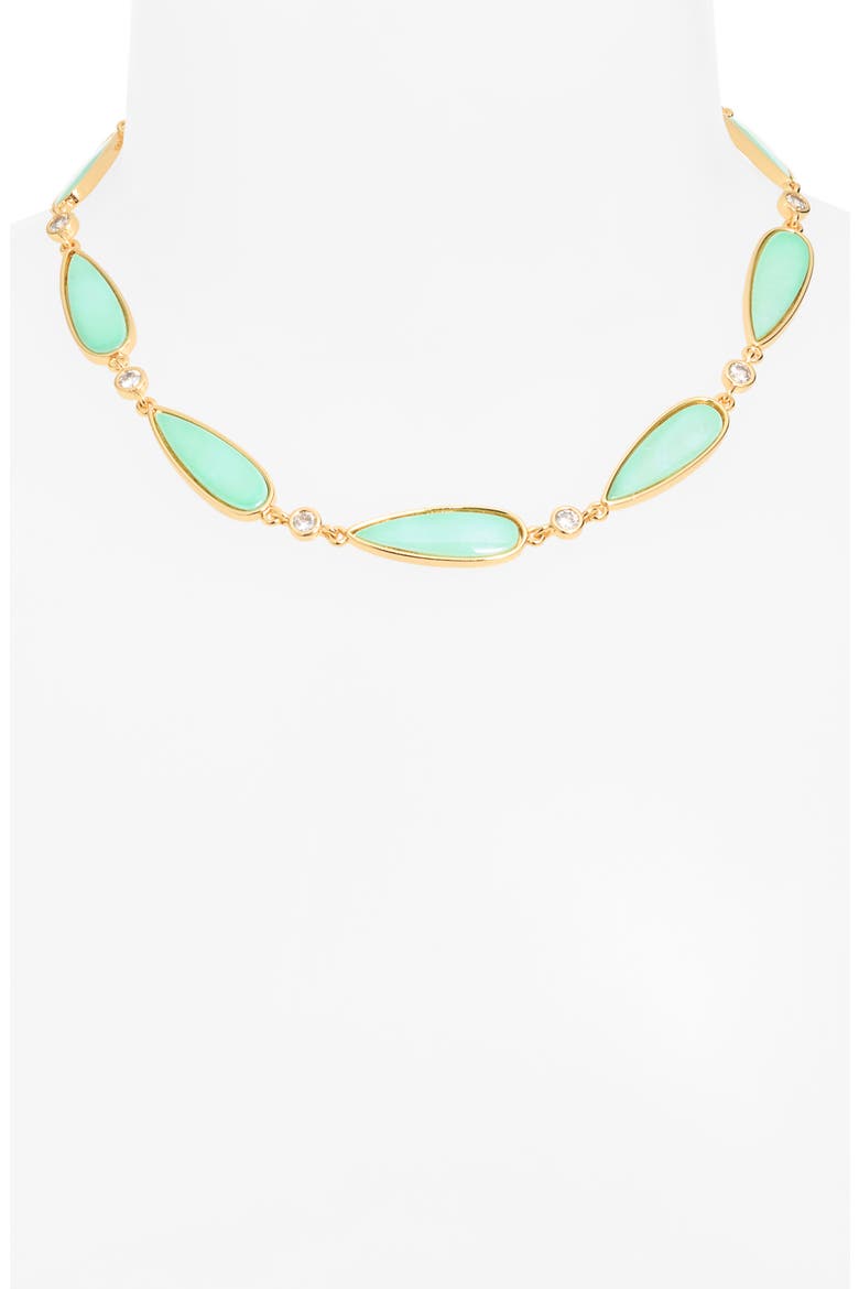 Oahu Cubic Zirconia Necklace, Alternate, color, AQUA