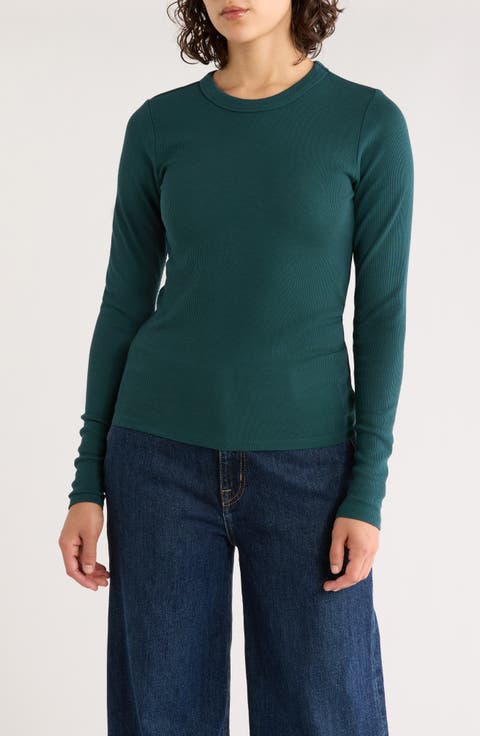 Lexi Sun-In Rib Long Sleeve T-Shirt