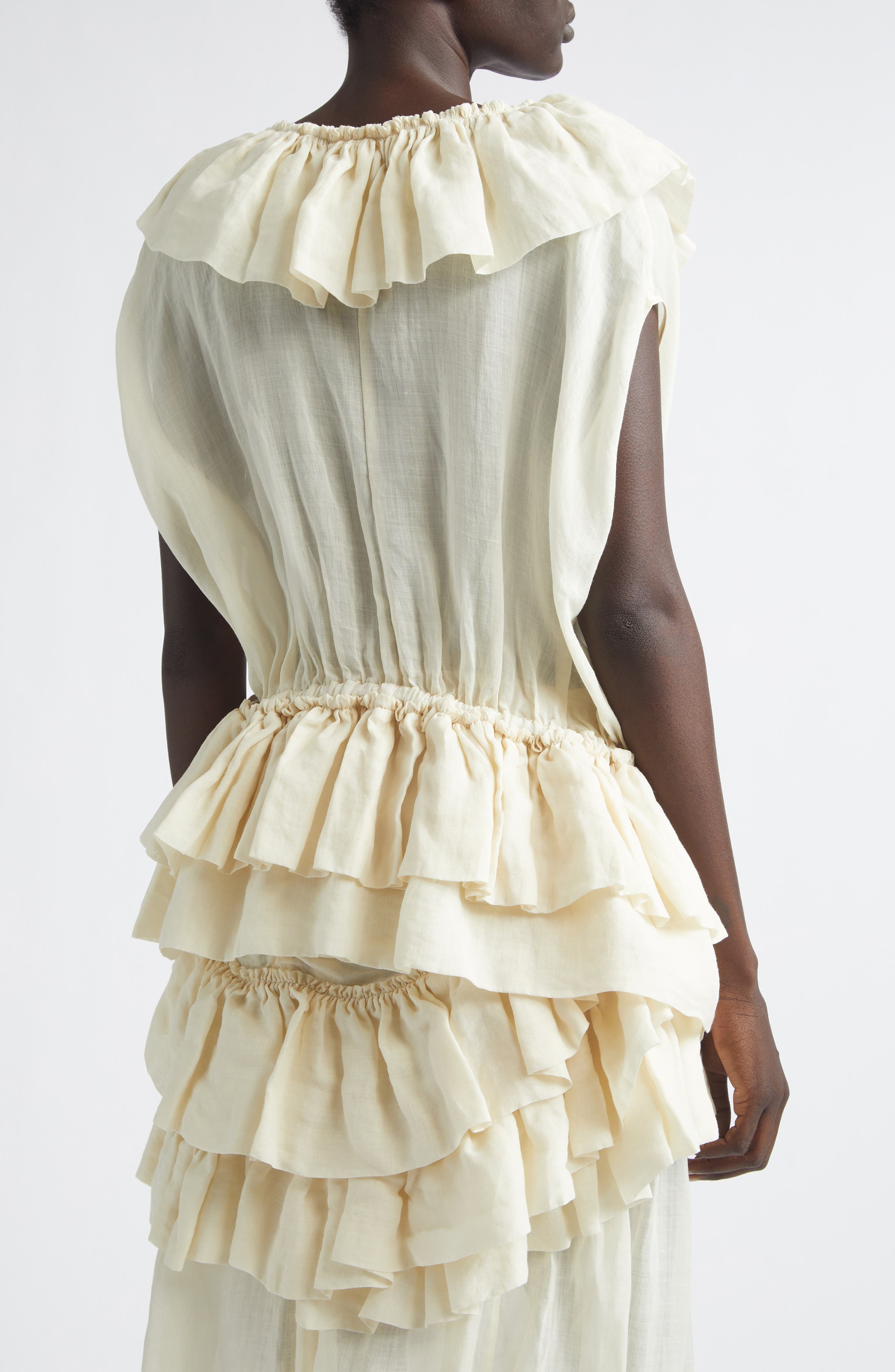 Ruffled Mousseline Top - image 2