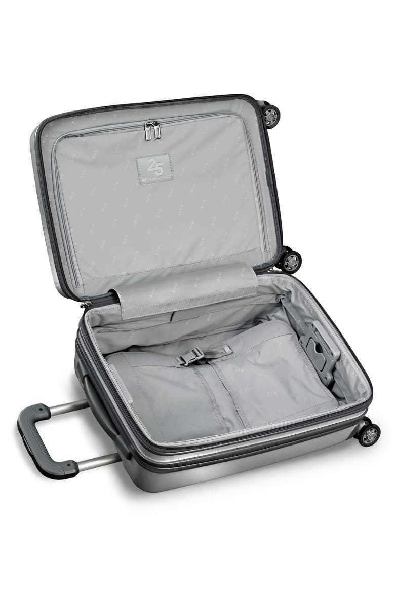 Sympatico Special Edition Expandable 21-Inch Spinner International Carry-On, Alternate, color, SILVER
