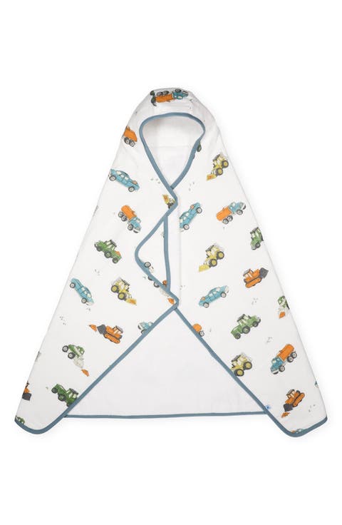 Cotton Muslin & Terry Hooded Towel (Baby & Toddler)