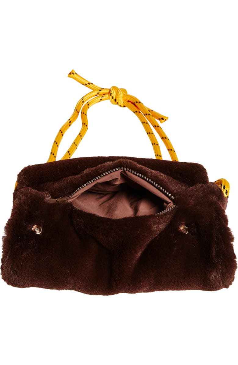 KkCo Faux Fur Muff Crossbody Bag, Alternate, color,