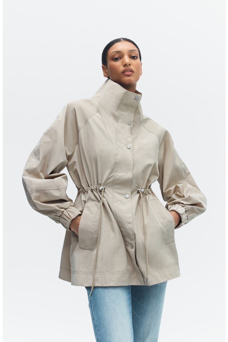 Suri Showerproof Jacket, Alternate, color, LIGHT SAND/SAFARI DRESS TARTAN