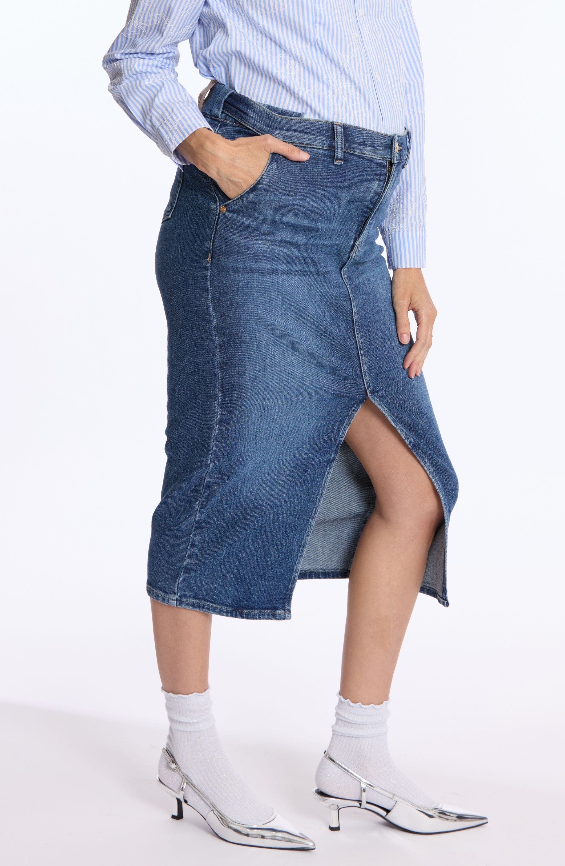 Emma Maternity Pencil Skirt - image 4