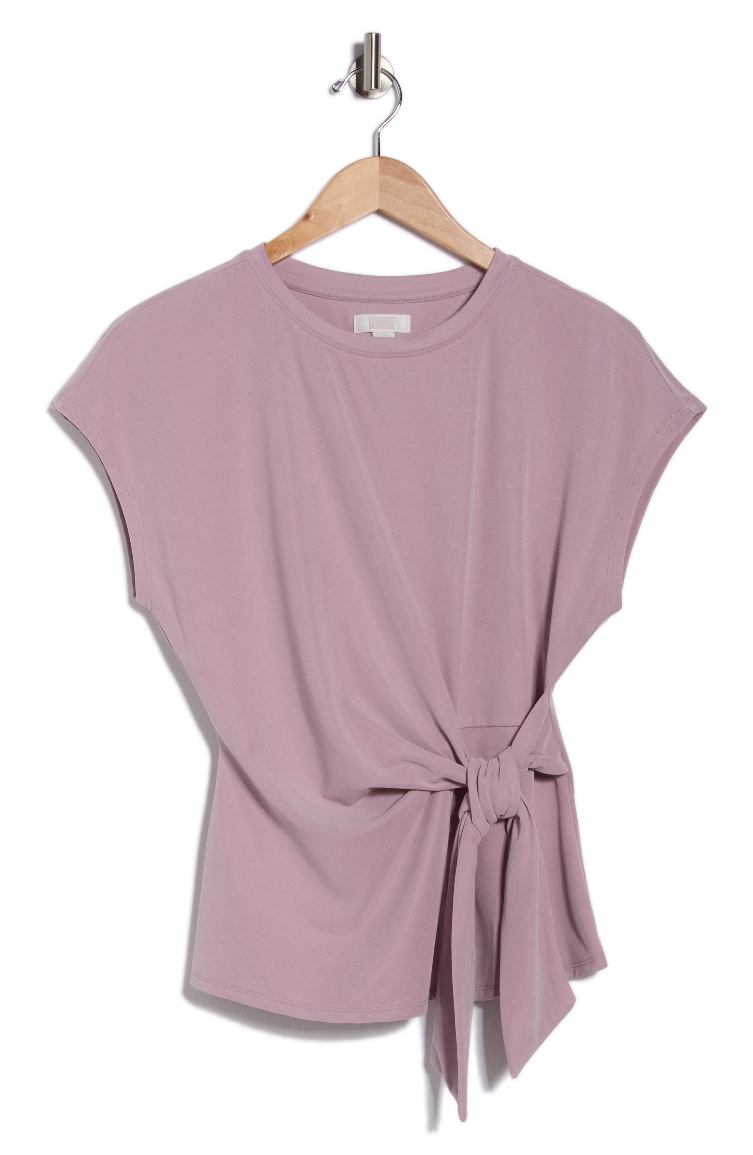 Short Sleeve Tie Detail Top - image 3
