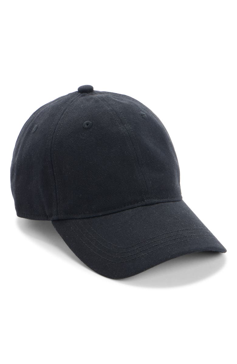 Acne Studios Carliy Embroidered Back Logo Adjustable Baseball Cap, Main, color, Black