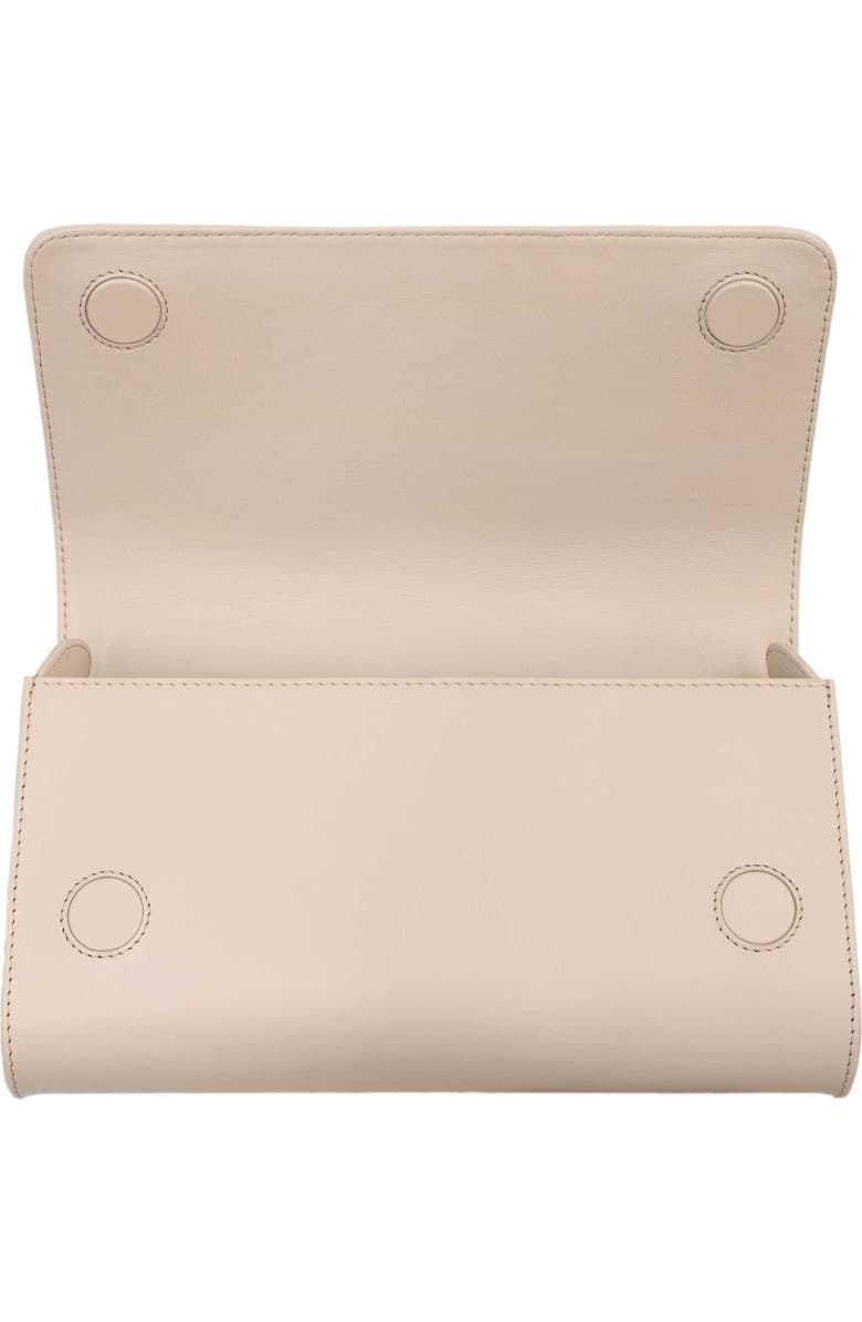 PERRIN PARIS La Corsette Clutch, Alternate, color, Crème / Black