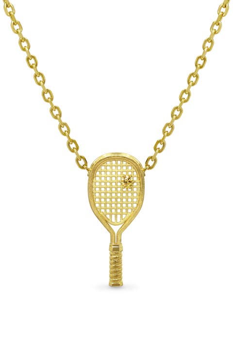 The Tennis Necklace, Yellow Diamond