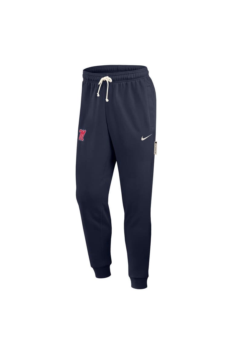 Men's Nike Navy Ole Miss Rebels 2025 Sideline Performance Taper Pants, Alternate, color, Navy
