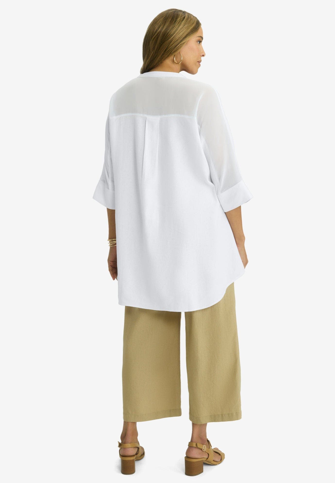 Hi-Low Linen Tunic - image 2