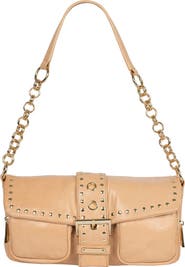 Jeffrey Campbell Night Out Leather Shoulder Bag