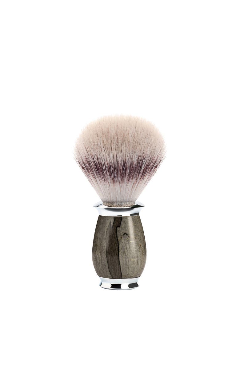 MÜHLE Purist Grained Beech Silvertip Fibre Shaving Brush, Main, color, Grained Beech
