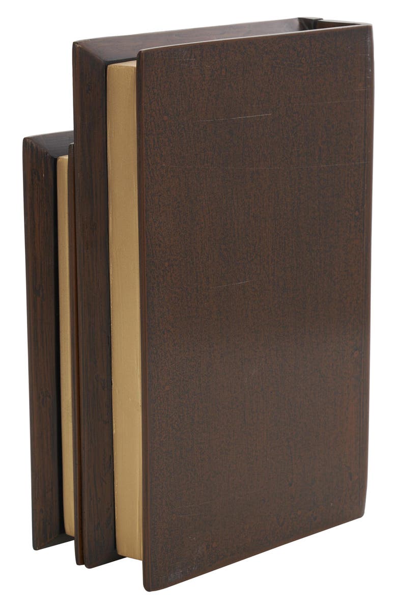 SONOMA SAGE HOME Set of 3 War & Peace Decorative Keepsake Boxes, Alternate, color, Brown