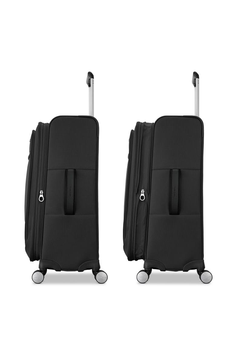 Element Softside Expandable 2 Piece (21"/29") Spinner Luggage Set, Alternate, color, Black