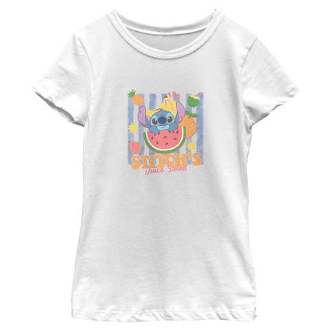 Girl's Lilo & Stitch Alien Juice Stand  Graphic T-Shirt