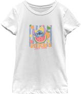 Lilo & Stitch Girl's Lilo & Stitch Alien Juice Stand Graphic T-Shirt