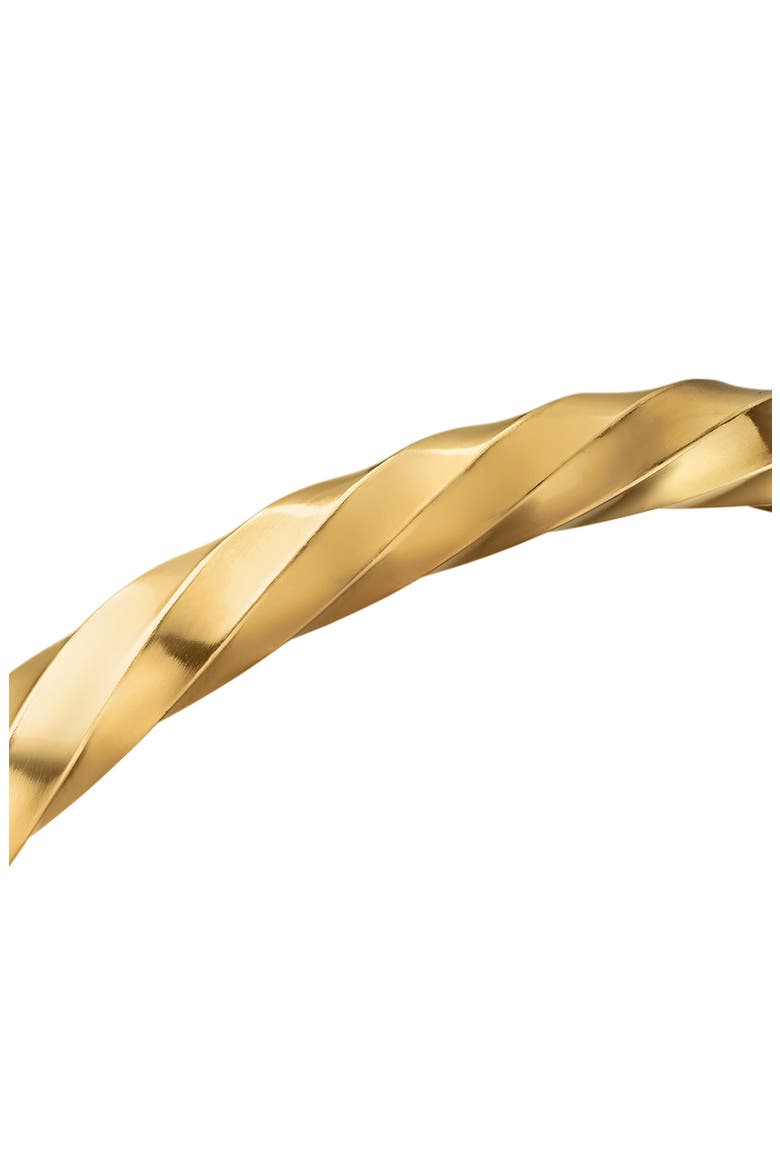Cable Edge® Cuff Bracelet in 18K Yellow Gold, 5.5mm, Alternate, color, 18K GOLD RECYCLED